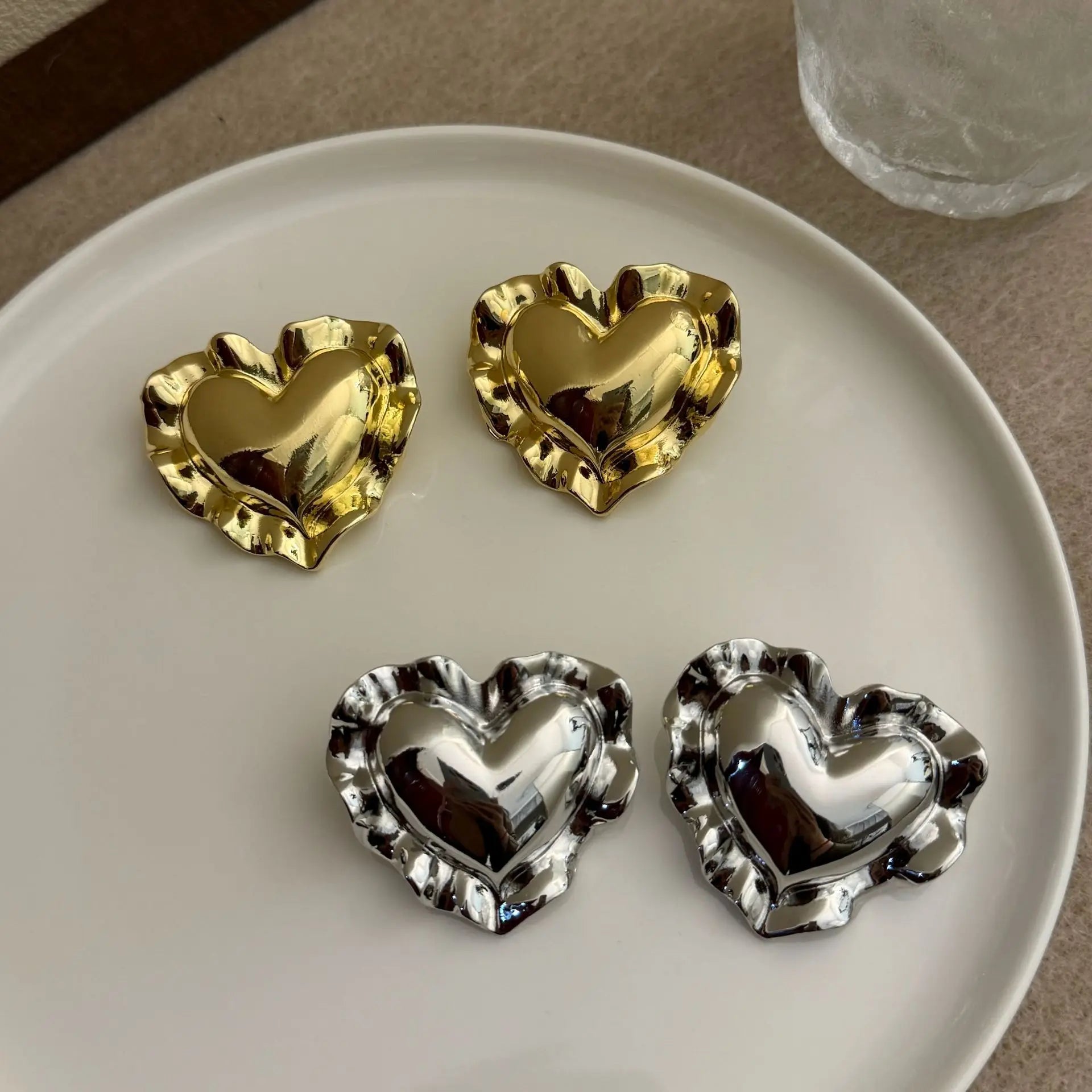Your Heart Vintage Large Earrings