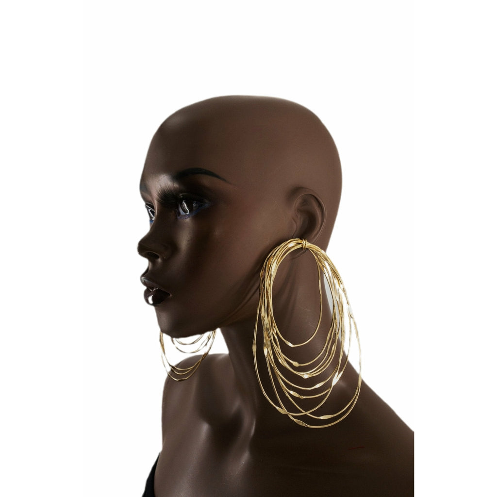 Zamunda Multi-loop Earrings