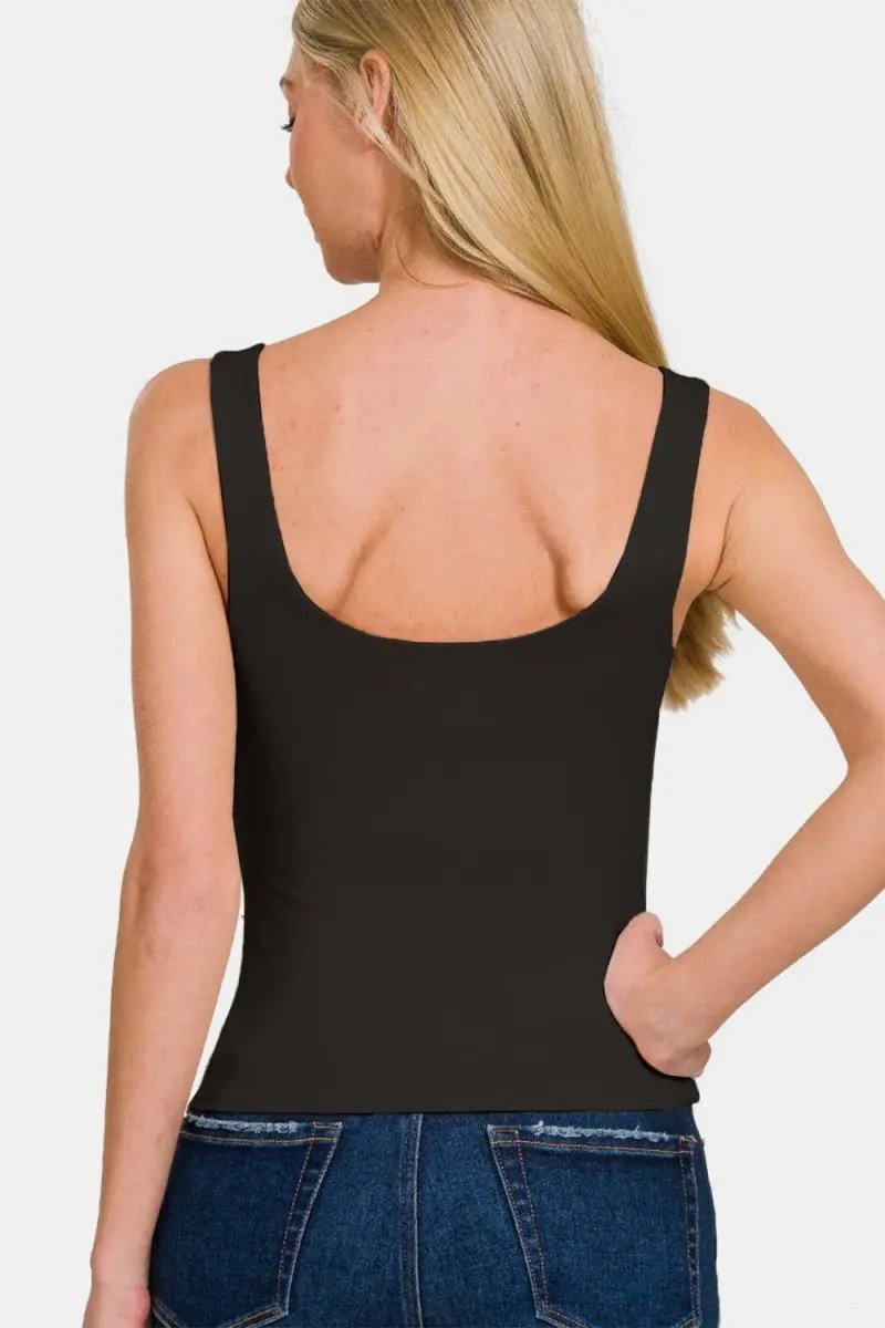 Women's Tank Top Women's Double Layer Tank - Comfy Everyday Basic Top